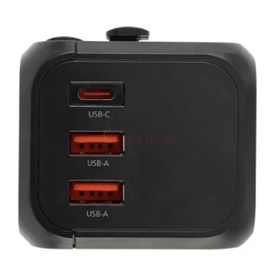 Ổ cắm điện Philips Travel Extension Socket 2USB 1Type-C PD20W SPN3351 - Hàng chính hãng