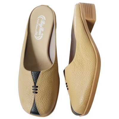 Dép Sục Nữ Da Bò Thật BIGGBEN Cao Cấp SBN59