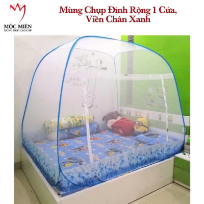 Màn Chụp , Mùng Chụp Cao Cấp Mộc Miên Đỉnh Rộng - Kích Thước 1,6mx2m - 1 cửa  ( video , hình thật )