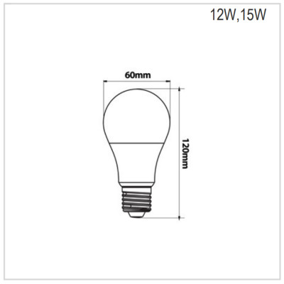 BÓNG ĐÈN LUMAX#ECOBULB-1050LM/830/12W/E27/ECO