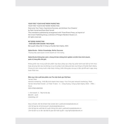 Network Marketing - Khởi Đầu Kinh Doanh Theo Mạng - Bí Quyết Thành Công Trong Năm Đầu Tiên