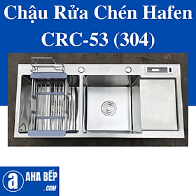 Chậu Rửa Hafen Inox 304 CRC-53 - Hàng Chính Hãng 