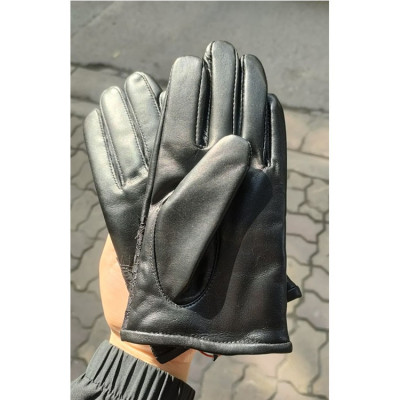 Găng tay da cừu nữ cao cấp - BHY8758 Bao tay da nữ, Da thật không bong tróc đứt gãy