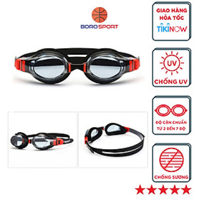 Kính Bơi Cận Từ 2 Đến 7 Độ Kính Bơi Người Cận Dây Đeo Êm Ái Chông Sương Thời Trang Cleacco SG1670 Boro Sport