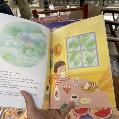 (Combo 4 quyển -  Minh hoạ màu)  VUI SUỐT CẢ BỐN MÙA - Thôi Lệ Quân - Nxb Kim Đồng 