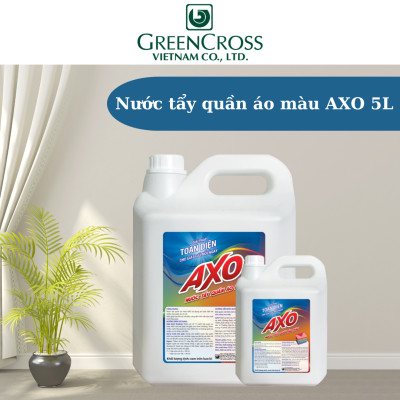 COMBO 4 CAN Nước tẩy quần áo màu đánh bay vết bẩn AXO 5 Lít Tiết Kiệm Hương Thanh Khiết