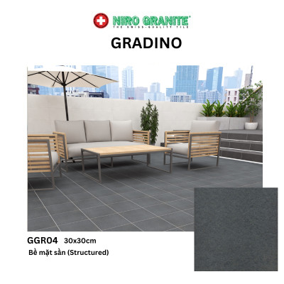 Gạch NIRO GRANITE GGR04 GRADINO - 30x30cm - 16 viên/thùng(1.44m2)