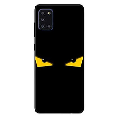 Ốp lưng dành cho Samsung A31 mẫu Mắt Vàng Nền Đen