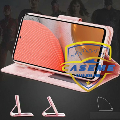 Bao da dạng ví dành cho OPPO Reno7 5G hiệu Hanman có quai cài - Hàng Chính Hãng