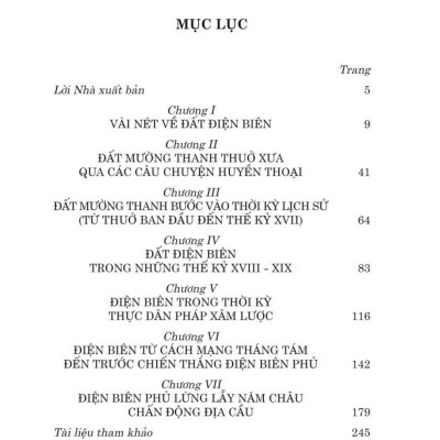 Điện Biên trong lịch sử (từ thuở ban đầu đến năm 1954) bản in 2024