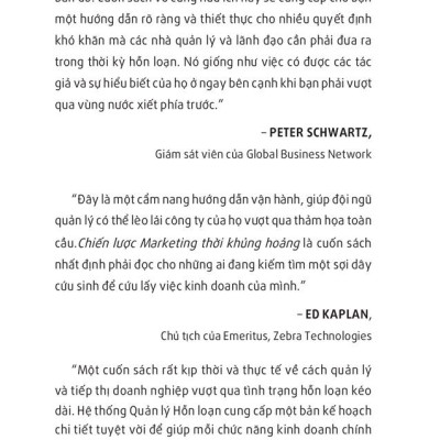 Chiến Lược Marketing Thời Khủng Hoảng