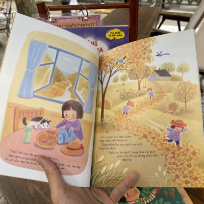 (Combo 4 quyển -  Minh hoạ màu)  VUI SUỐT CẢ BỐN MÙA - Thôi Lệ Quân - Nxb Kim Đồng 