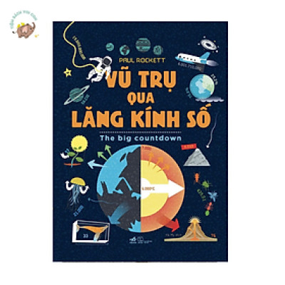 Sách - Vũ trụ qua lăng kính số - The big countdown (Bìa cứng) 