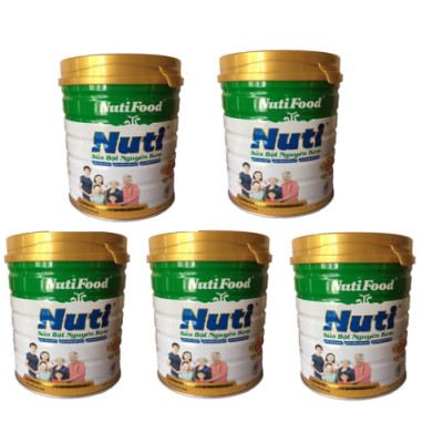 Combo 2 hộp Sữa bột nguyên kem của NutiFood dinh dưỡng hàng ngày cho mọi người (900g/hộp)