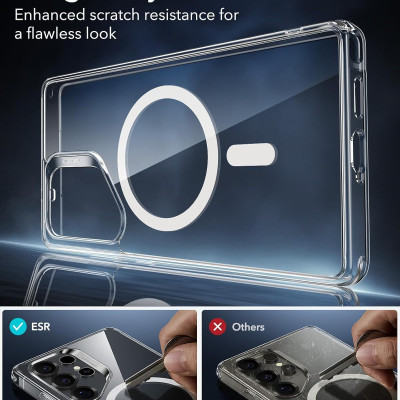 Ốp Lưng cho Samsung Galaxy S25 Ultra ESR HaloLock Classic Hybrid Case - Hàng Chính Hãng