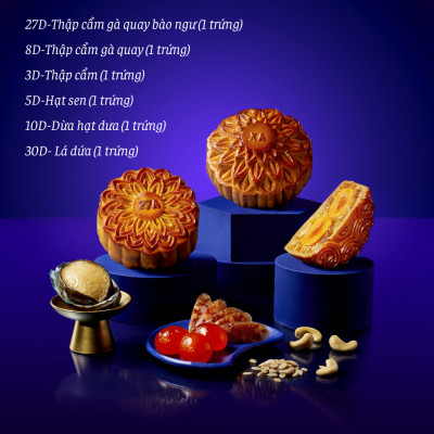 Hộp 6 Bánh Trung Thu Givral Trăng Yêu Thương 2(150 gr)