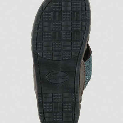 Dép nam Huy Hoàng da cá sấu đan màu xanh dương HT7247