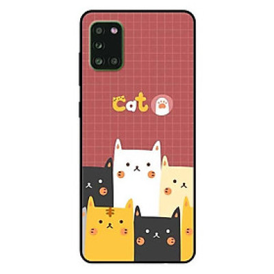 Ốp lưng dành cho Samsung A31 mẫu Mèo Nâu