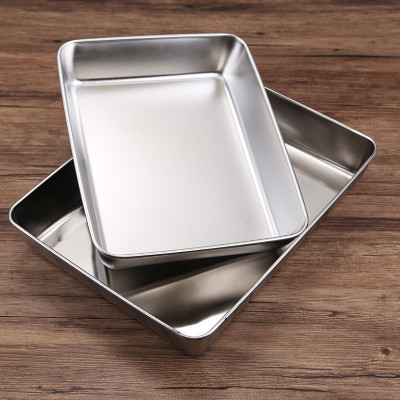 KHAY INOX 304 SÂU CAO CẤP – THIẾT KẾ HIỆN ĐẠI, BỀN BỈ & TIỆN DỤNG - KHAY INOX 304 CHỮ NHẬT NHIỀU SIZE,