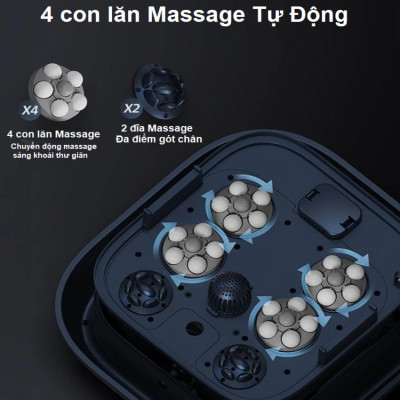 Bồn ngâm kiêm máy massage chân tự động Philips PPM5103F. Hàng chính hãng