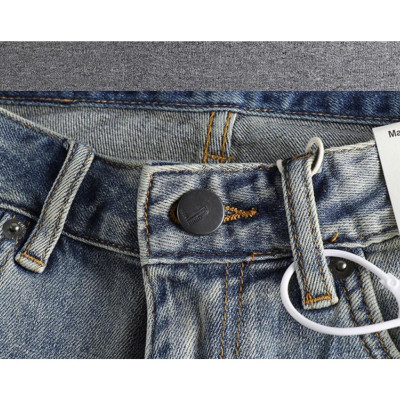 Quần short jean wash bụi phong cách Retro_Vinstage dã ngoại