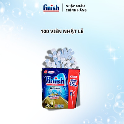 Hộp Viên rửa bát Finish All-in-1 loại 100 viên ( hàng chính hãng )