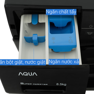 Máy giặt Aqua Inverter 8.5 kg AQD-A852J.BK - AQD-A852J(BK) - Hàng chính hãng - Chỉ giao HCM