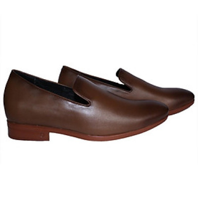 HC7554 - Giày tăng chiều cao Huy Hoàng màu nâu đỏ