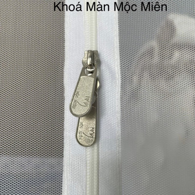 Mùng Chụp Mộc Miên - Tự Bung Đỉnh Rộng Có Viền Chân - Trăng Viền Xanh