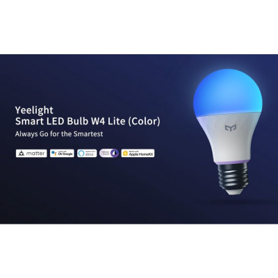 Bóng đèn Led thông minh Yeelight Bulb W4 Lite 9W-RGB 16 triệu màu - Hỗ trợ Homekit, Razer Chroma