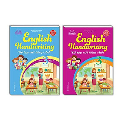 Sách - English Handwriting - Vở Tập Viết Tiếng Anh Lớp 3 - Combo 2 Tập - Minh Thắng