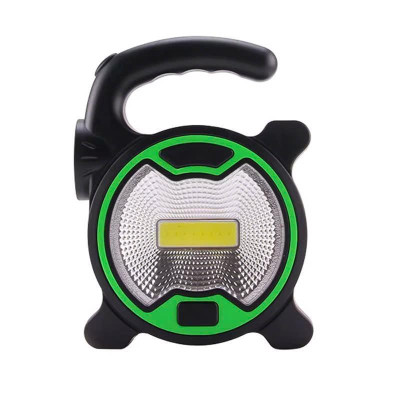 Đèn Pin Led Cob 2 Chế Độ Chống Nước Di Động Có Tay Cầm Dùng 3 Pin Aa Tiện Dụng