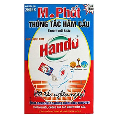 Hộp M. phốt bột 250g xuất khẩu Hando