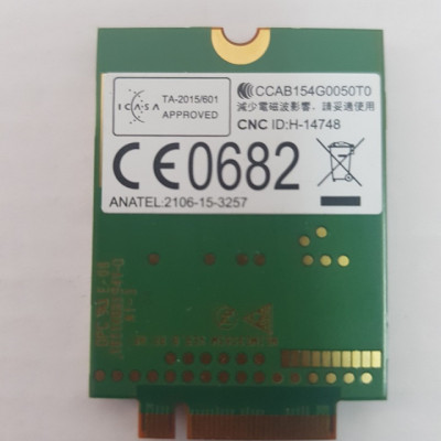 Card WWAN 4G Huawei ME906s dùng cho laptop Lenovo Thinkpad T460, T460s, X260, X1 carbon Gen 4, T560, L460, L560, X1 Carbon Yoga Gen 1 - Hàng chính hãng
