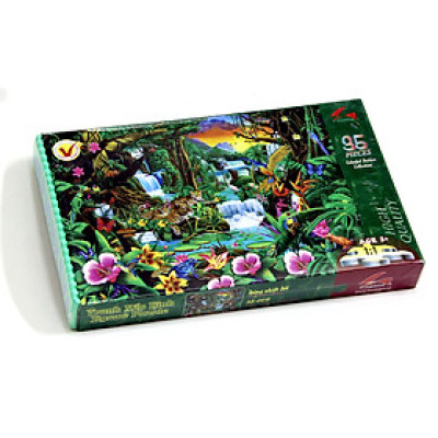 Tranh xếp hình Tia Sáng Jigsaw Puzzle 035 mảnh phát triển trí tuệ cho bé - Rừng Nhiệt Đới - MSP: 035-009