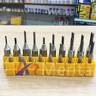 Mũi phay thẳng TCT cốt 1/4" (6.35mm) và cốt 1/2" (12.7mm)Arden ( Tùy chọn size - giá lẻ 1 mũi)