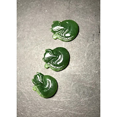 Mặt dây chuyền hồ ly đá ngọc bích