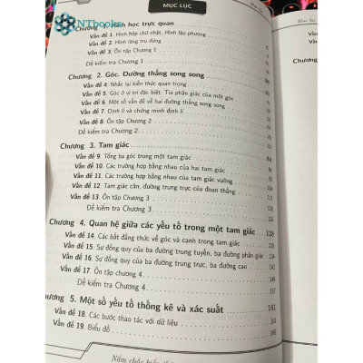 Combo 2 cuốn Sách Nắm chắc kiến thức và kĩ năng Toán 7 Tập 1 - Số học + Tập 2 - Hình học - Xác suất thống kê