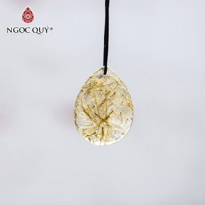 Mặt dây chuyền thạch anh tóc - Ngọc Quý Gemstones