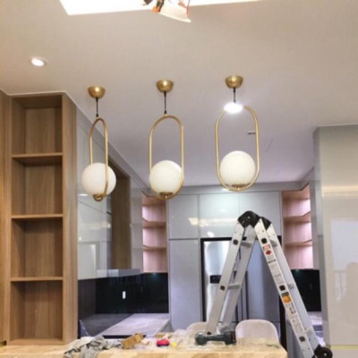 Đèn thả chao tròn DT