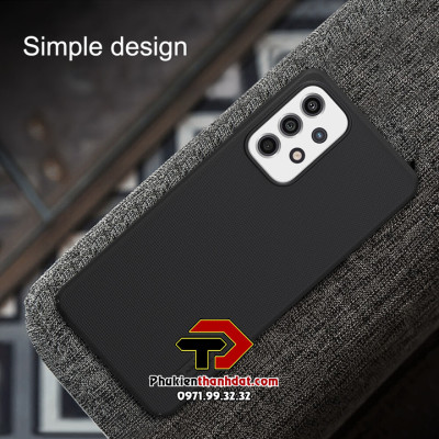 Ốp lưng dành cho SamSung Galaxy A23 chính hãng Nillkin dạng sần chống vân tay - Hàng chính hãng