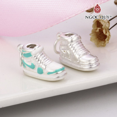 Charm bạc giày AJ treo - Ngọc Quý Gemstones