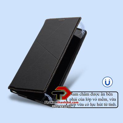 Bao da chống sốc Dux Ducis cho SamSung Galaxy S24 Ultra có 2 ngăn đựng thẻ tiện dụng - Hàng nhập khẩu