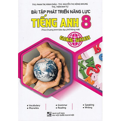 Sách - Bài tập phát triển năng lực Tiếng Anh 8 Global Success (Theo chương trình GDPT mới)