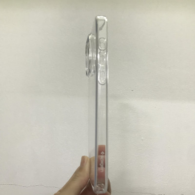Ốp lưng dành cho iPhone 15 Pro Max Spigen Crystal Slot Crystal Clear - Hàng Chính Hãng