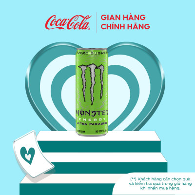 Lốc 24 Lon Nước Tăng Lực Giải Khát Monster Energy Ultra Paradise 355ml/Lon  Coca-Cola Official Store_TK