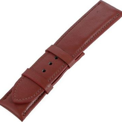 Dây đồng hồ nam nữ Huy Hoàng da bò size lớn màu nâu đỏ HT8132