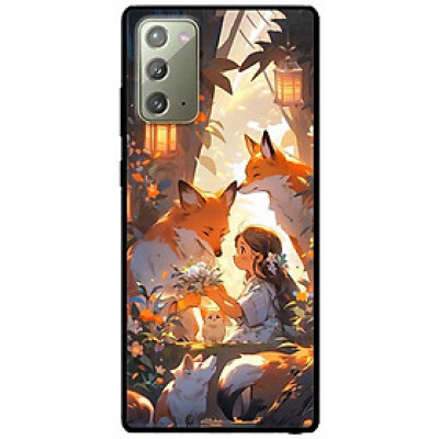 Ốp lưng cho Samsung Note 10 - Note 10 Plus - Note 20 - Note 20 Ultra - Cô Gái Và Cáo - Hàng Chính Hãng