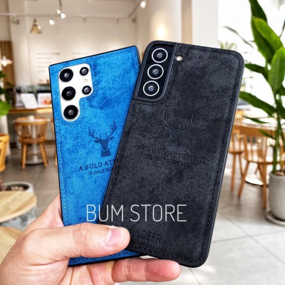 Ốp Lưng Vải Deer Cho Samsung Galaxy  S24 Ultra / S23 Ultra / S23 PLus / S22 Ultra / S22 Plus / S21 Ultra / S21 Plus