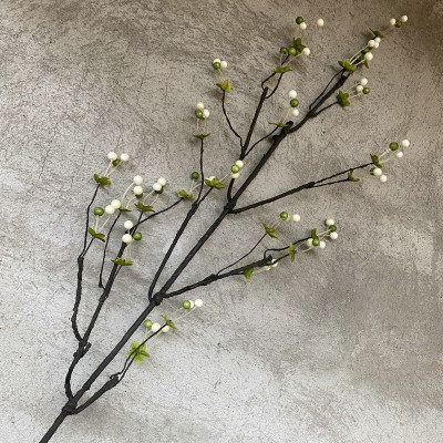 Cành cổ sơ ri trang trí cắm điểm - dài 100cm gồm 6 nhánh - Cây giả, hoa lụa trang trí nhà cửa